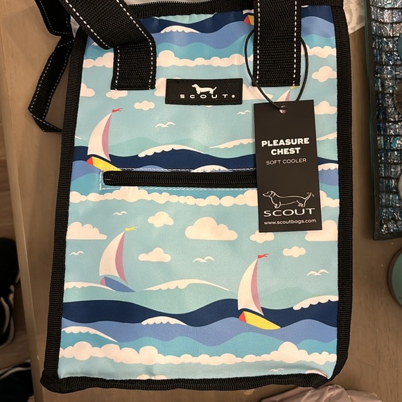NEW WITH TAGS Scout Totes Ma Boats Pleasure Chest Soft Cooler - Picture 9 of 16